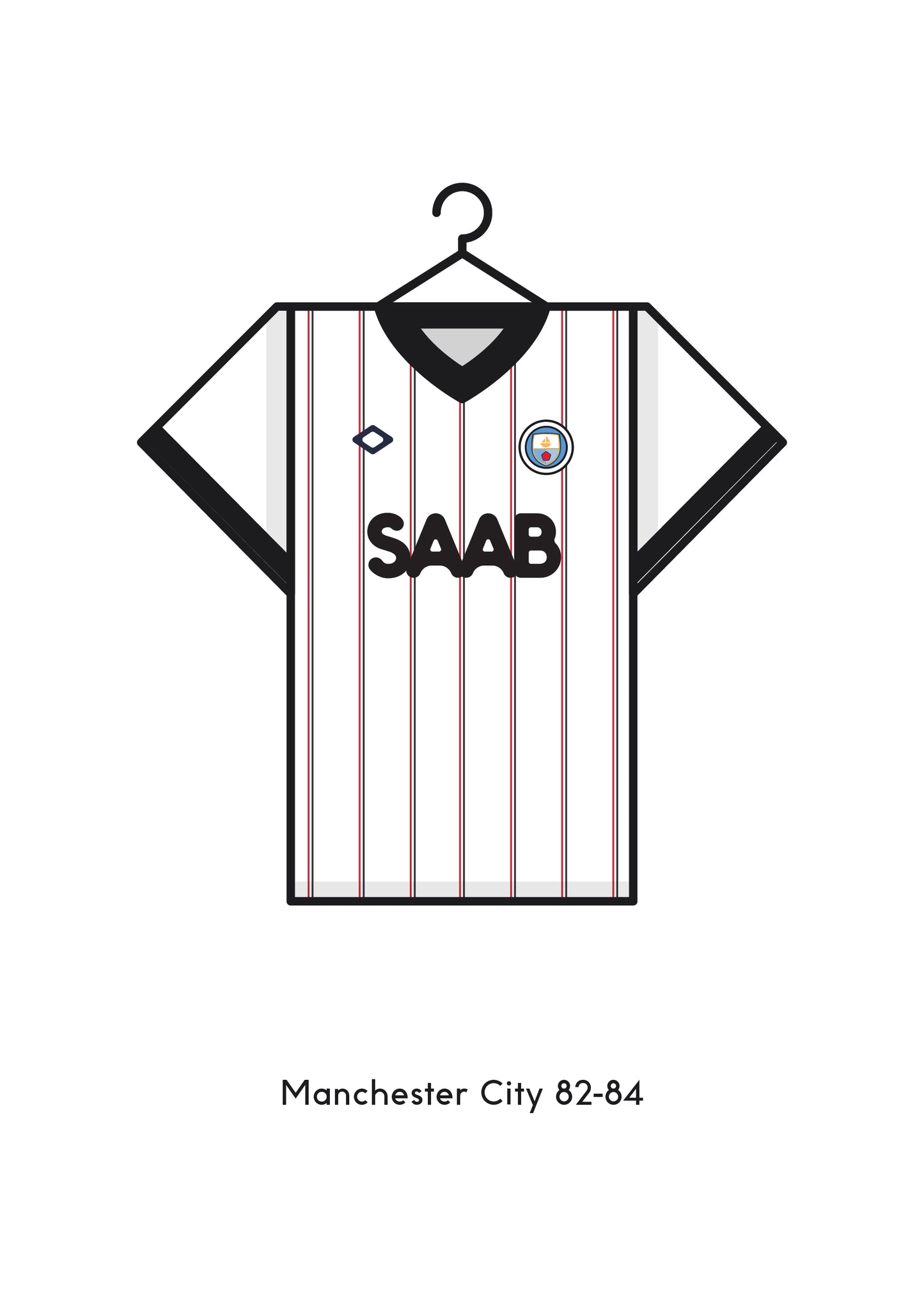 Manchester City 1982 - 84 Away Kit