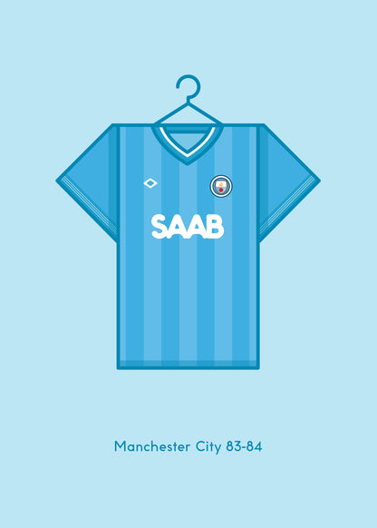 Manchester City 1983 - 84 Home Kit