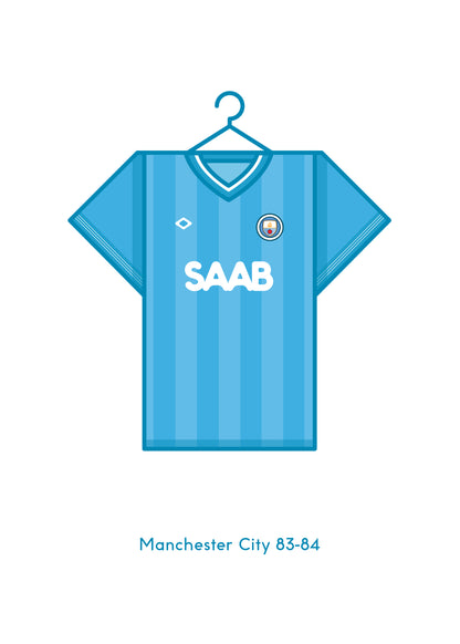 Manchester City 1983 - 84 Home Kit