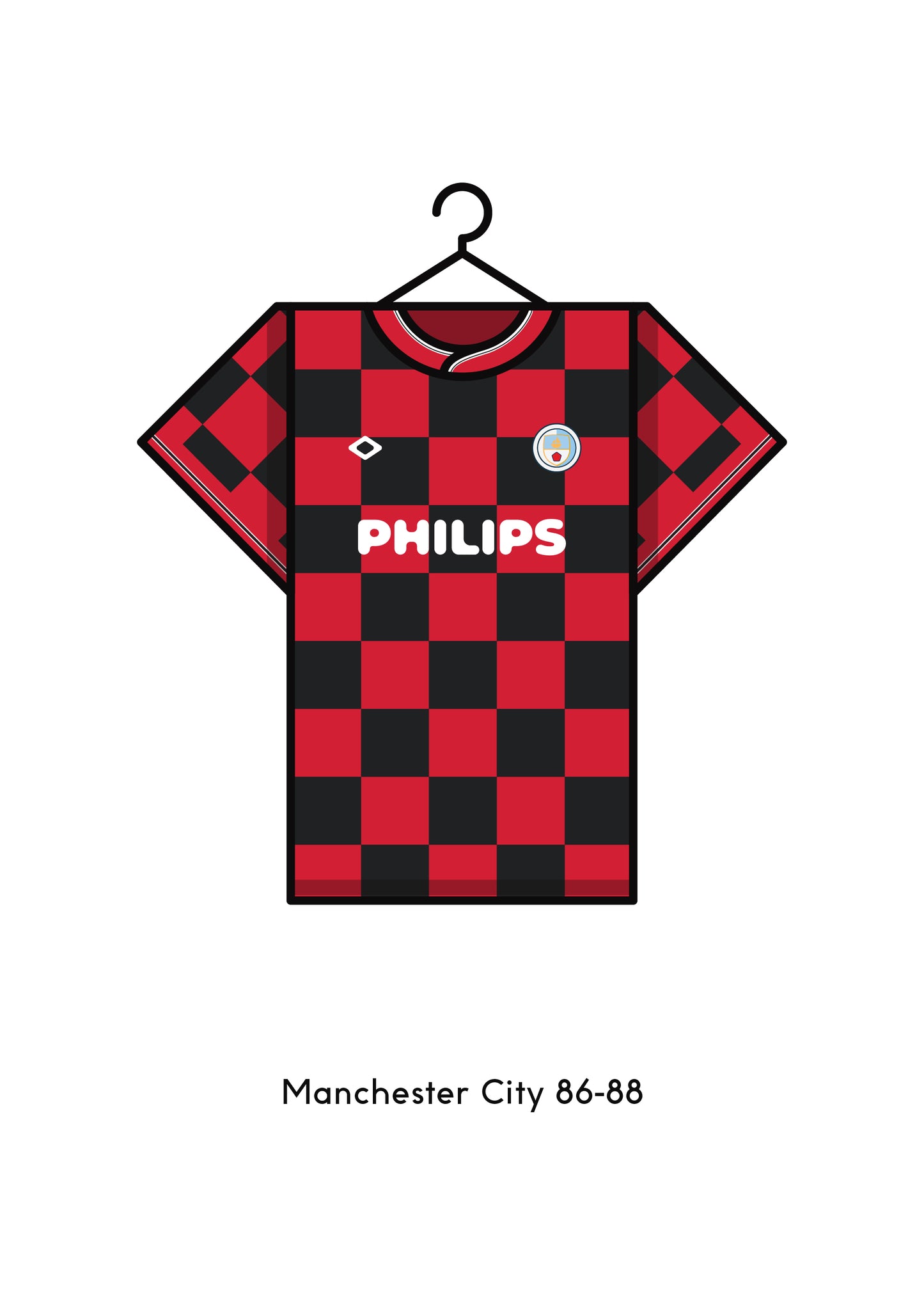 Manchester City 1986 - 88 Away Kit