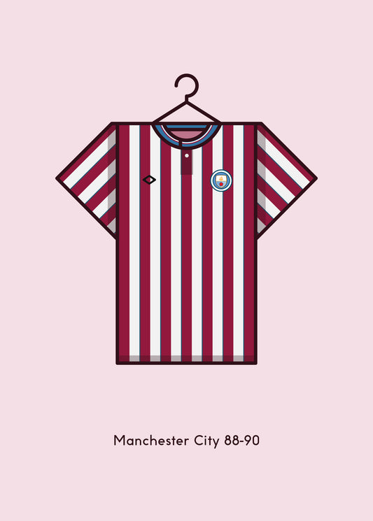 Manchester City 1988 - 90 Away Kit