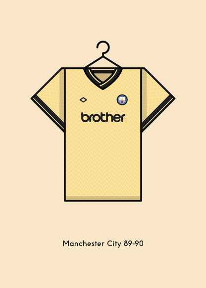 Manchester City 1989 - 90 Third Kit