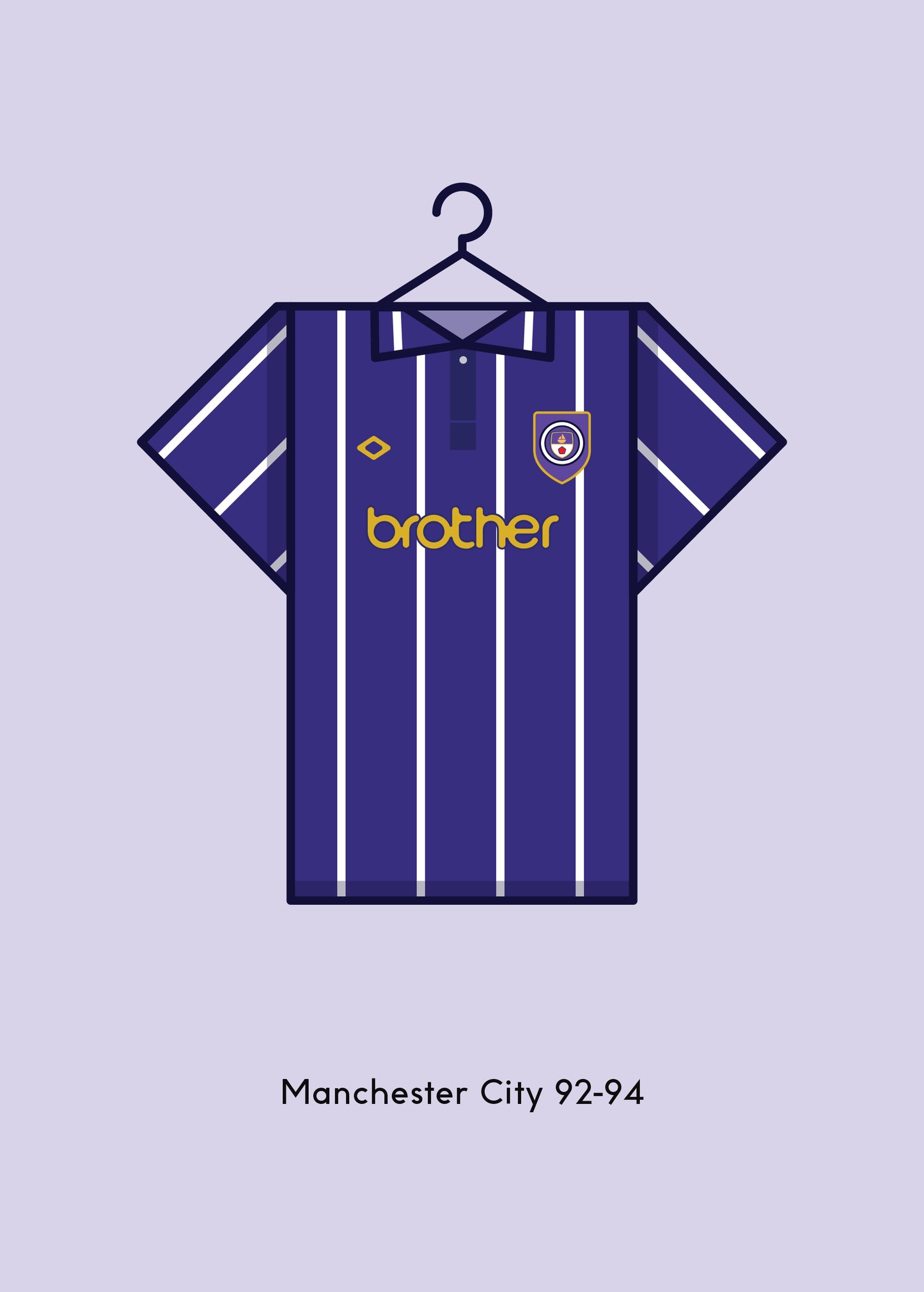 Manchester City 1992 - 94 Away Kit
