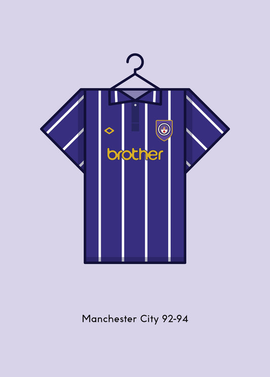Manchester City 1992 - 94 Away Kit
