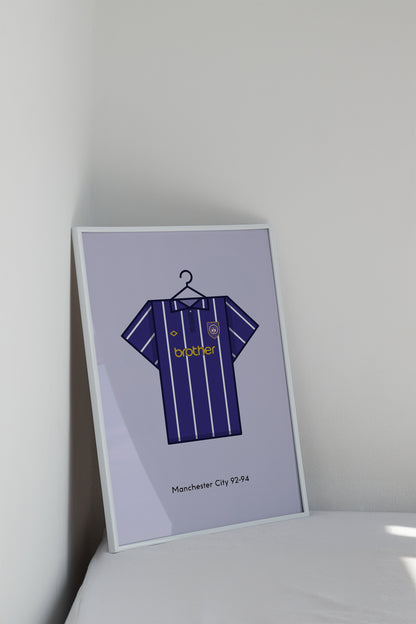 Manchester City 1992 - 94 Away Kit