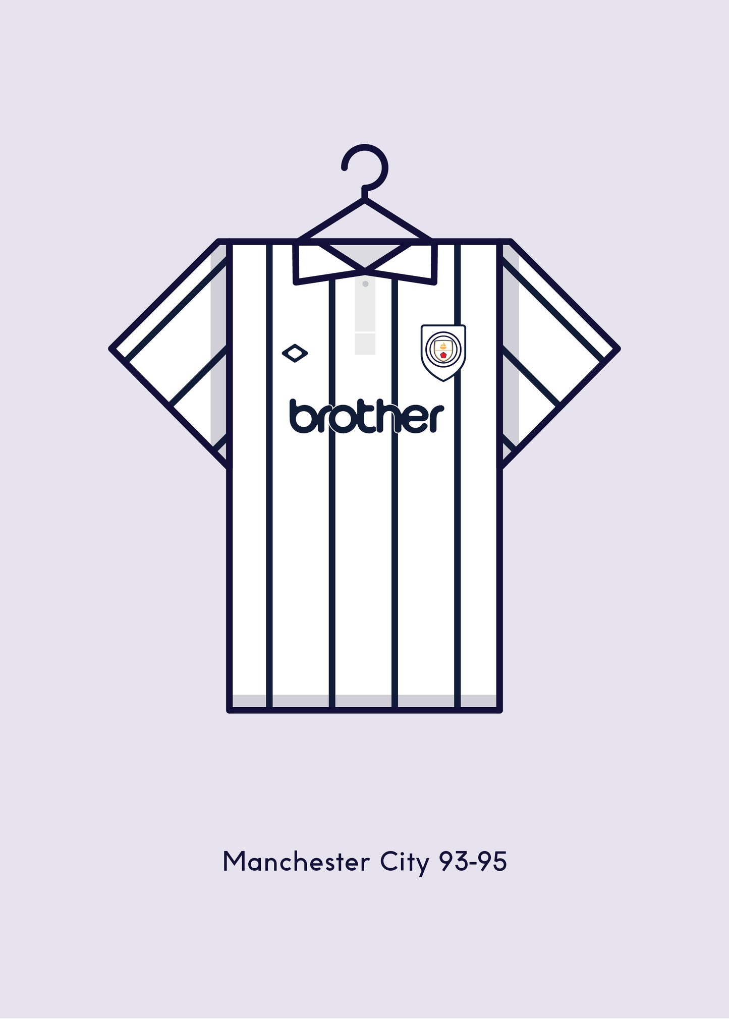 Manchester City 1993 - 95 Third Kit