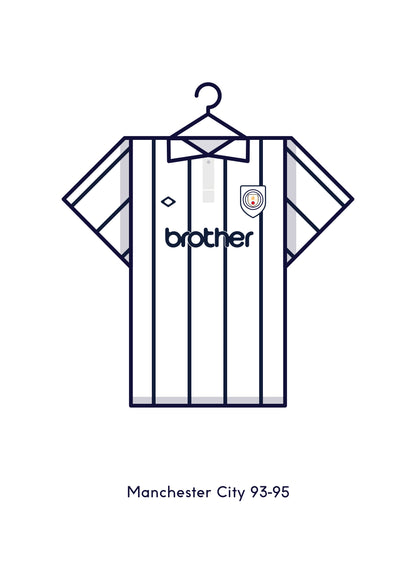 Manchester City 1993 - 95 Third Kit