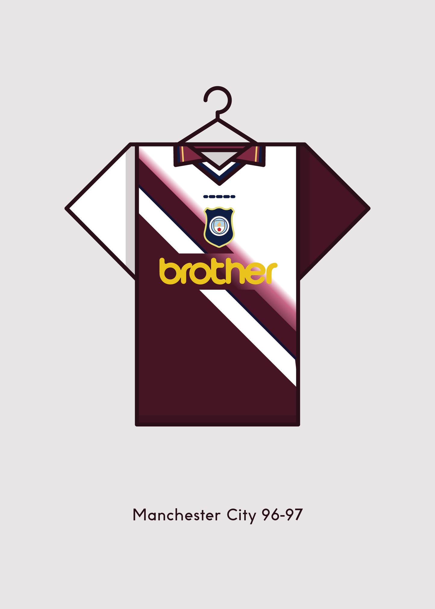 Manchester City 1996 - 97 Away Kit