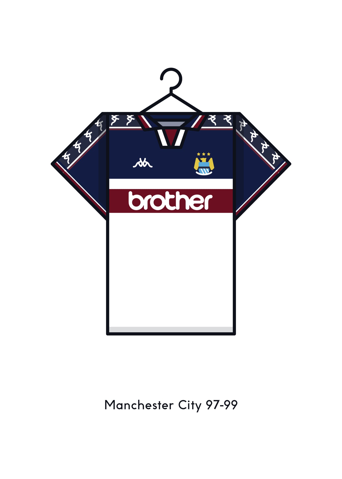 Manchester City 1997 - 99 Away Kit