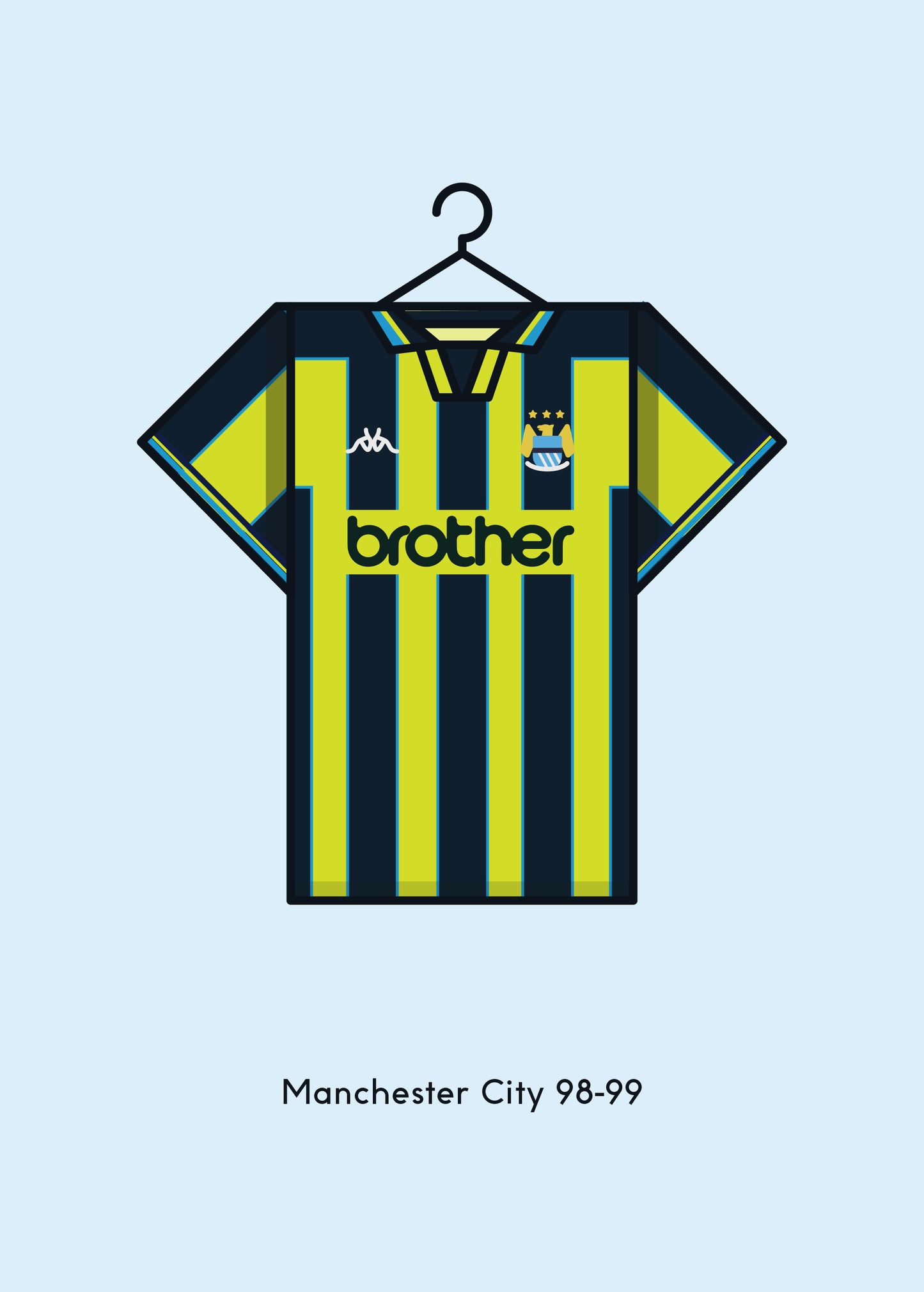 Manchester City 1998 - 99 Away Kit