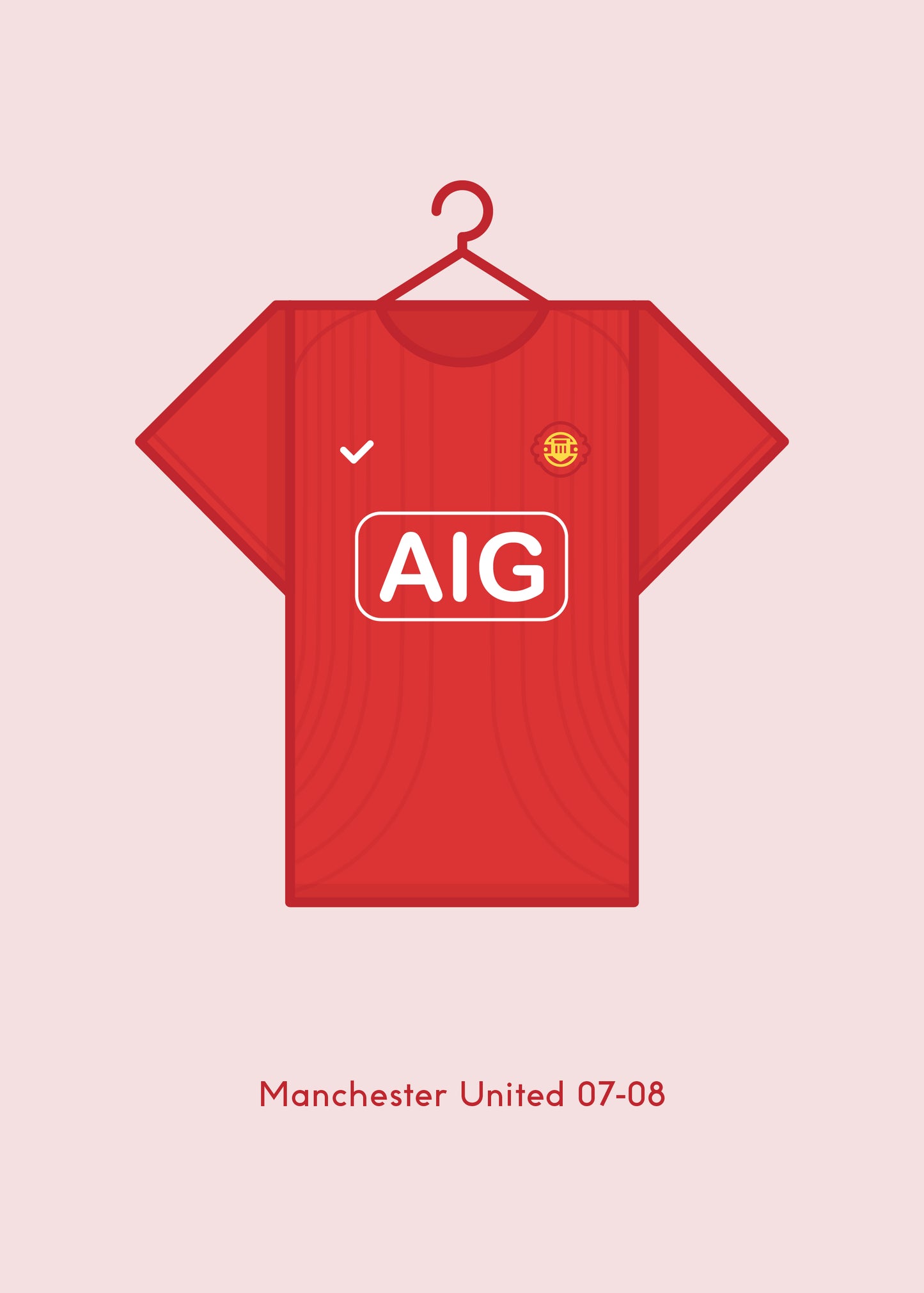 Manchester United 2007-08 Home Kit