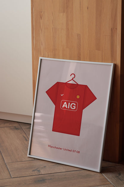 Manchester United 2007-08 Home Kit