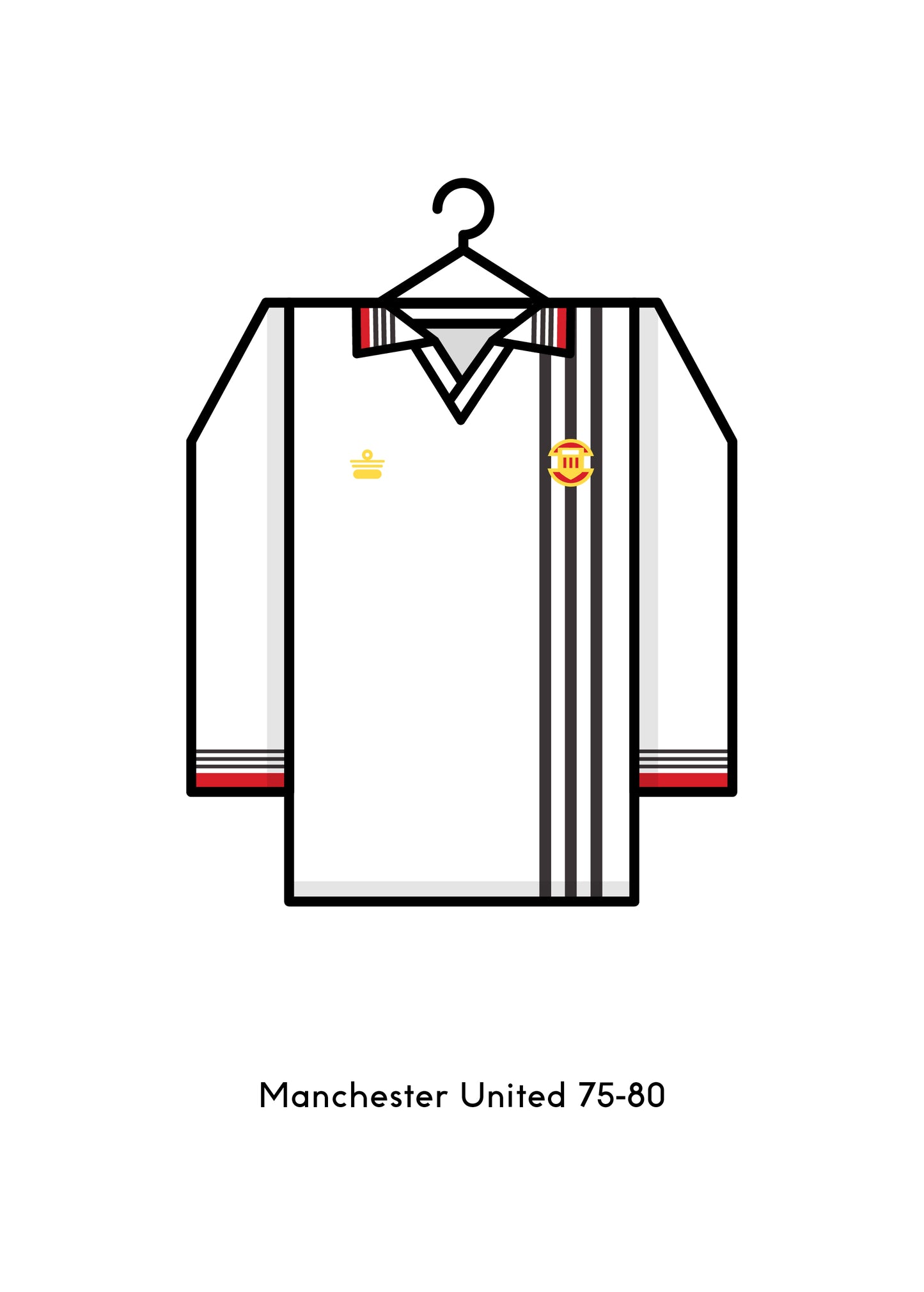 Manchester United 1975 - 80 Away Kit