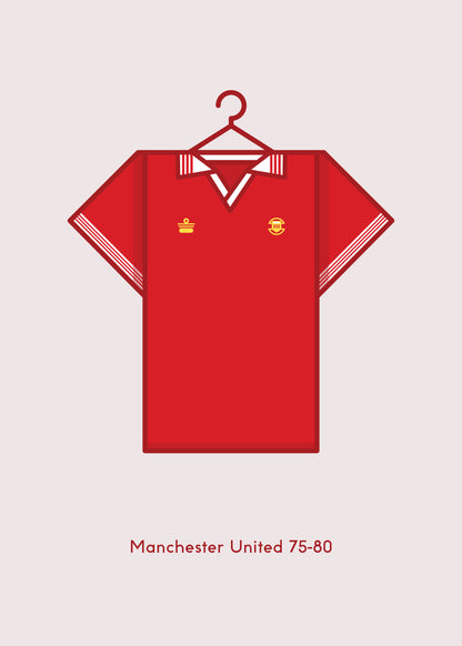 Manchester United 1975 - 80 Home Kit