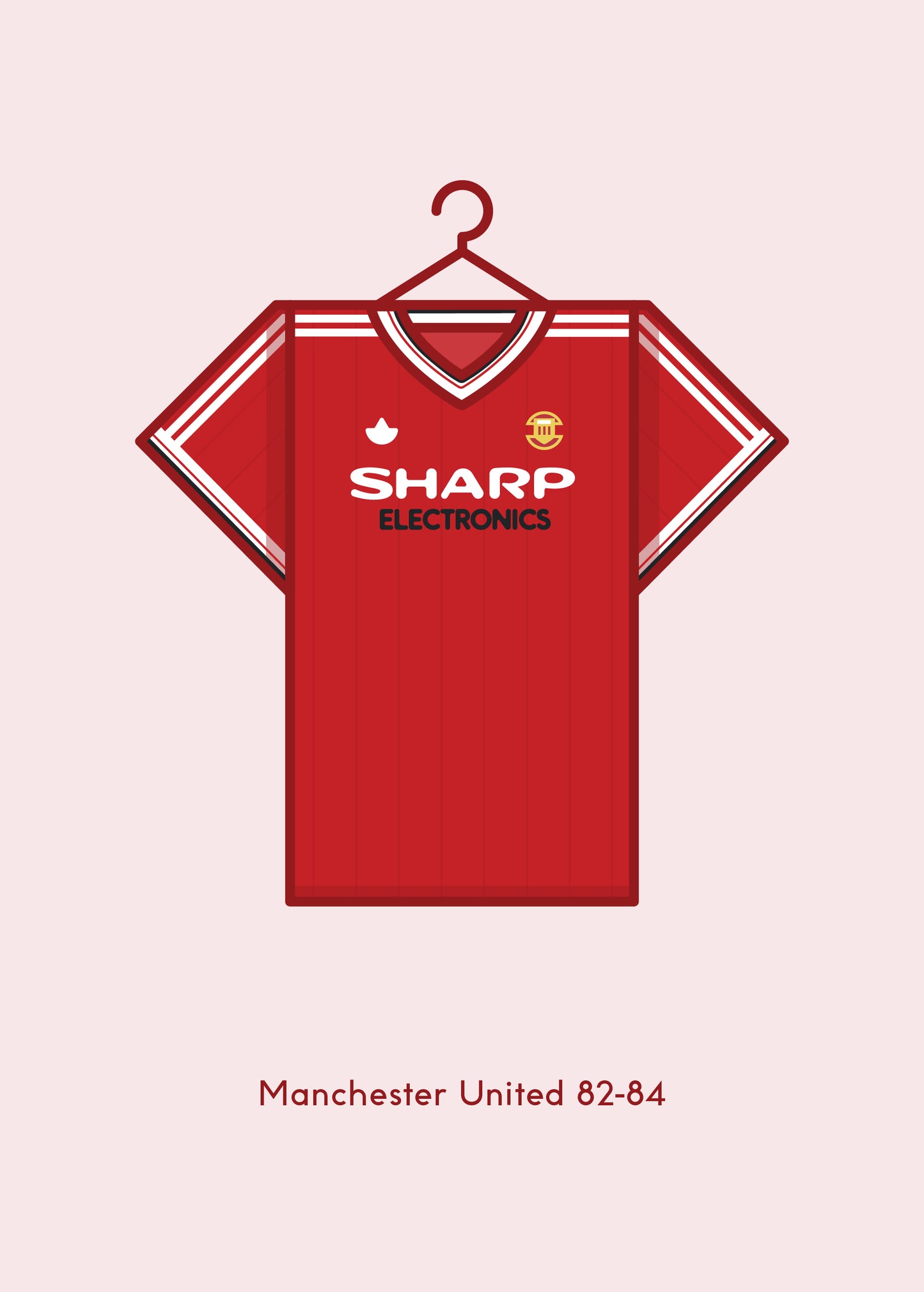 Manchester United 1982 - 84 Home Kit