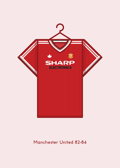 Manchester United 1982 - 84 Home Kit