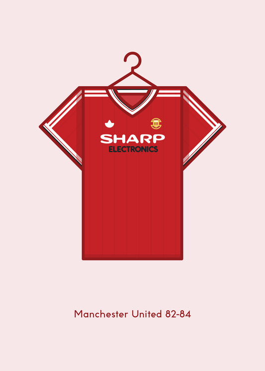 Manchester United 1982 - 84 Home Kit
