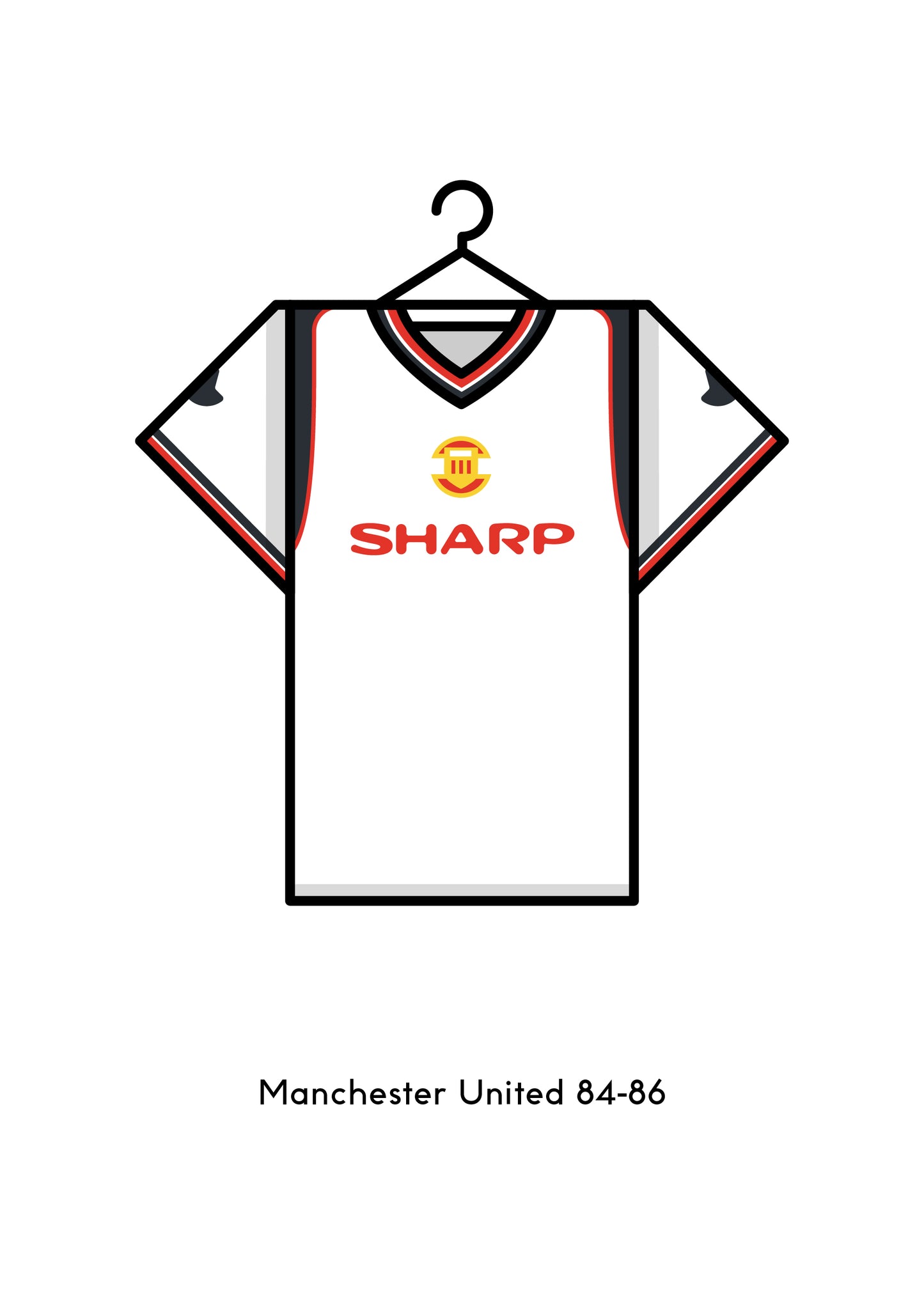 Manchester United 1984 - 86 Away Kit