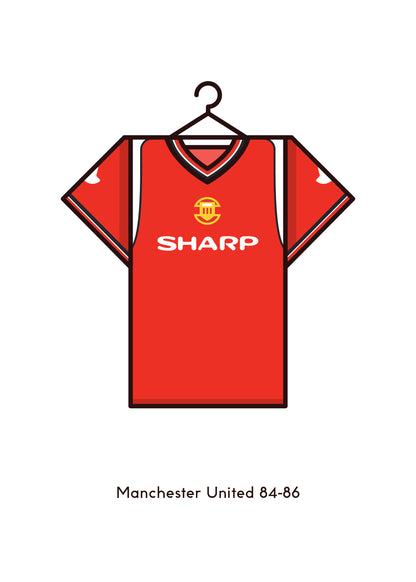 Manchester United 1984 - 86 Home Kit