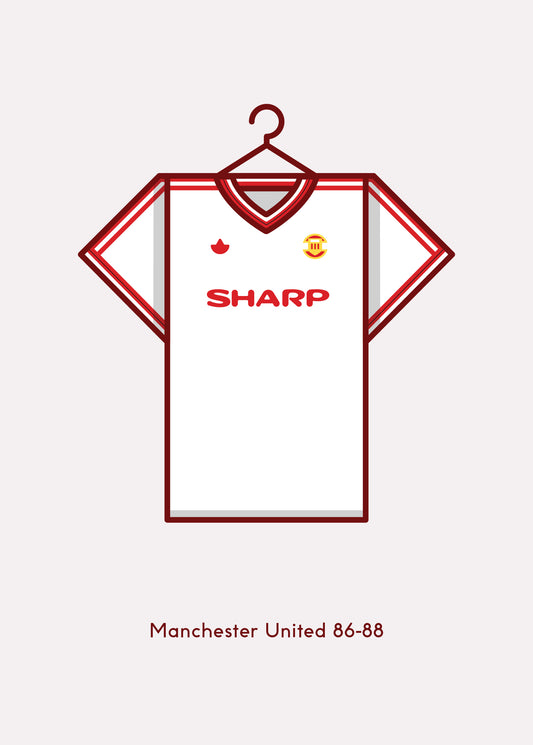 Manchester United 1986 - 88 Away Kit