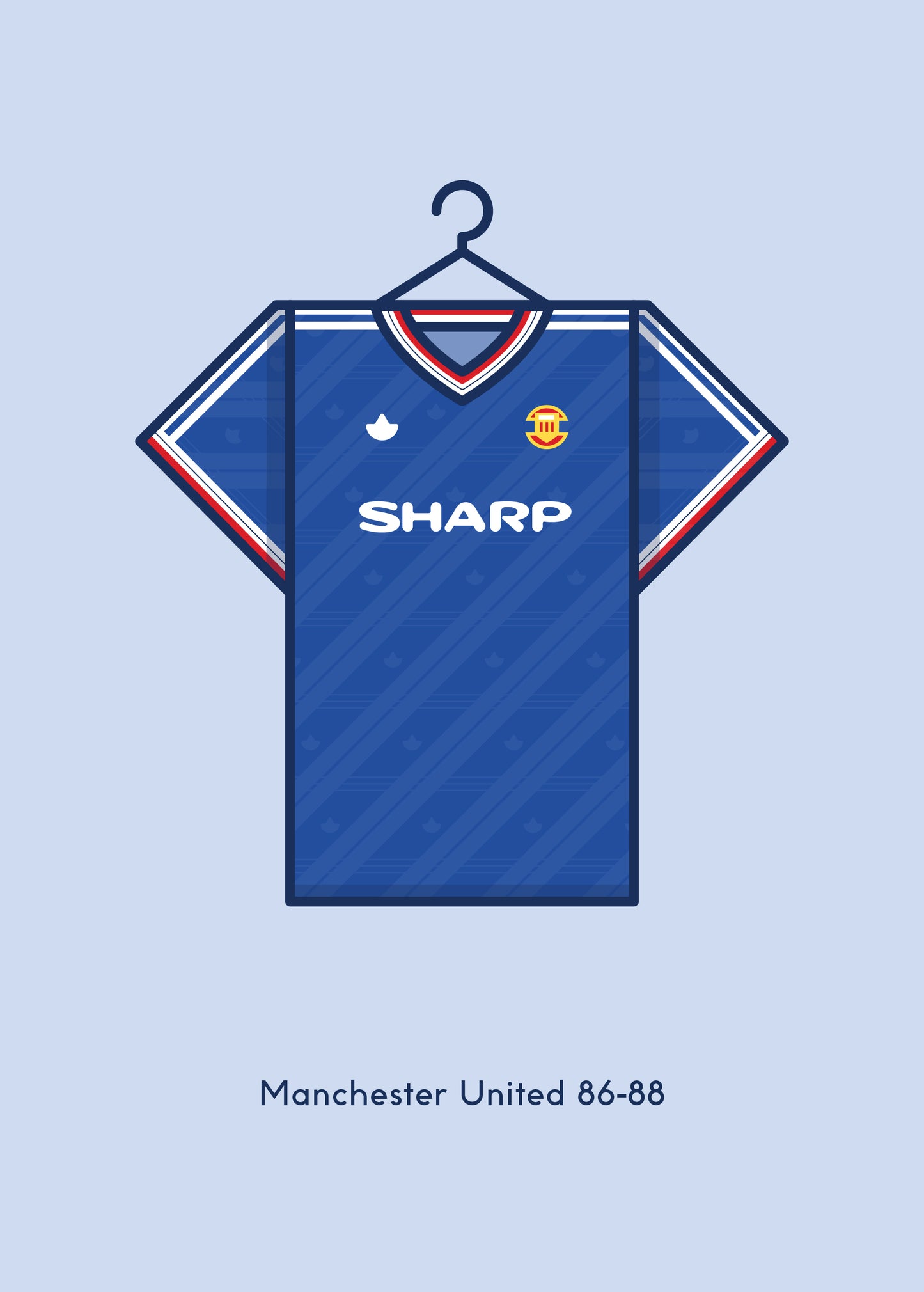 Manchester United 1986 - 88 Third Kit