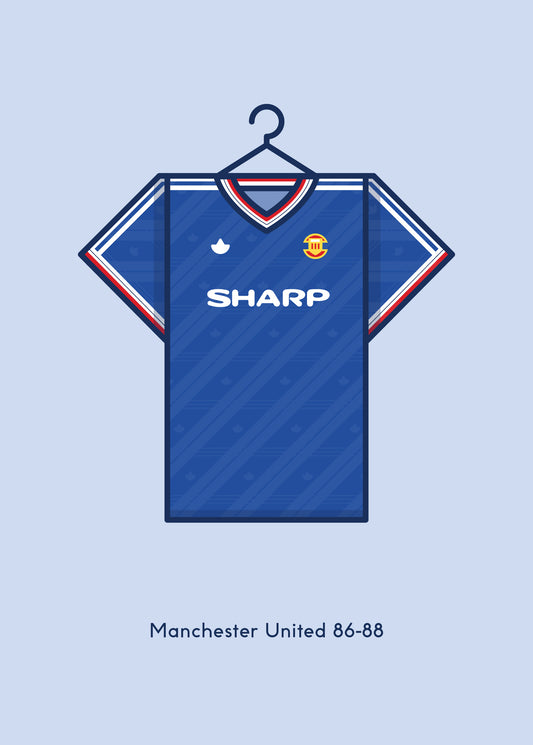 Manchester United 1986 - 88 Third Kit