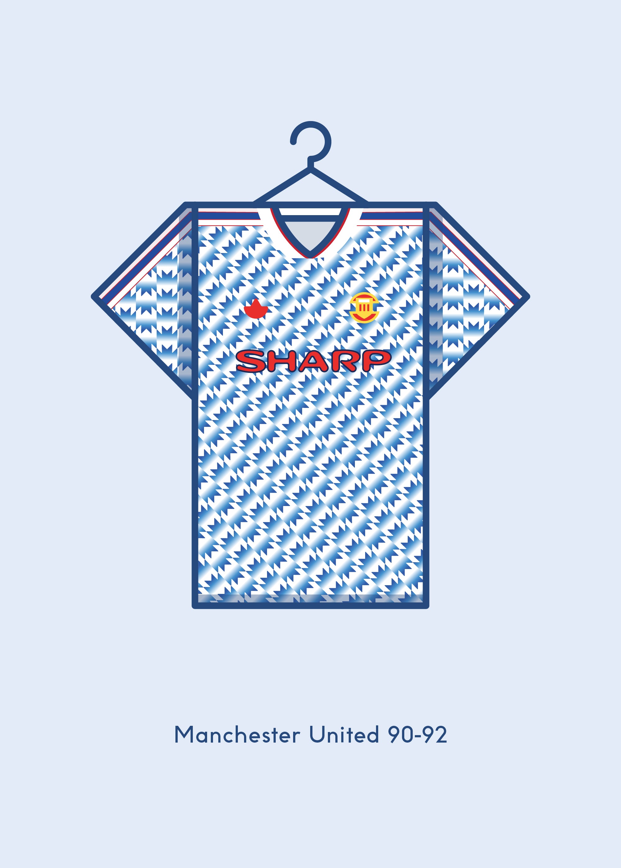 Manchester United 1990 - 92 Away Kit – Minimal Football Kits