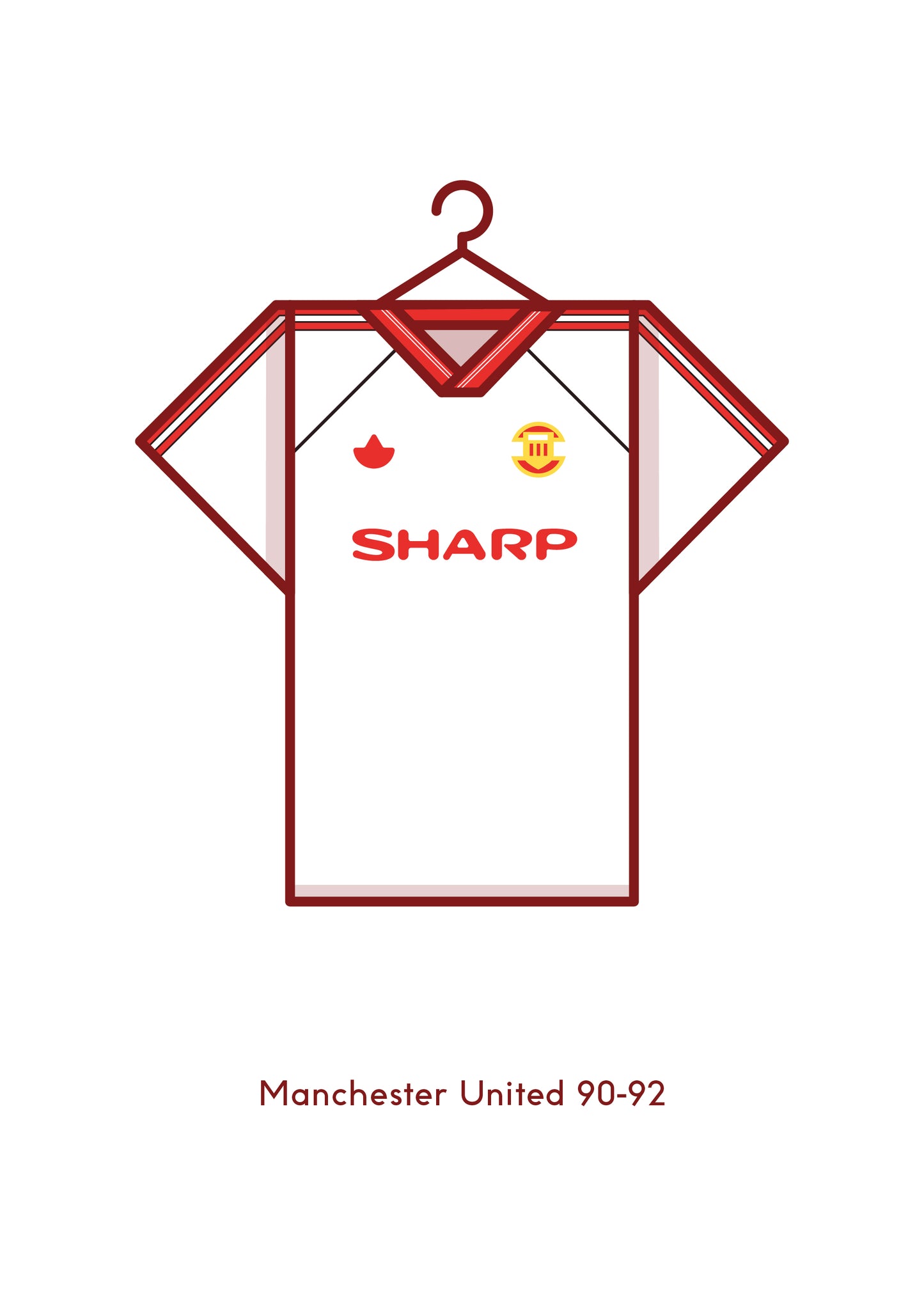 Manchester United 1990 - 92 Third Kit