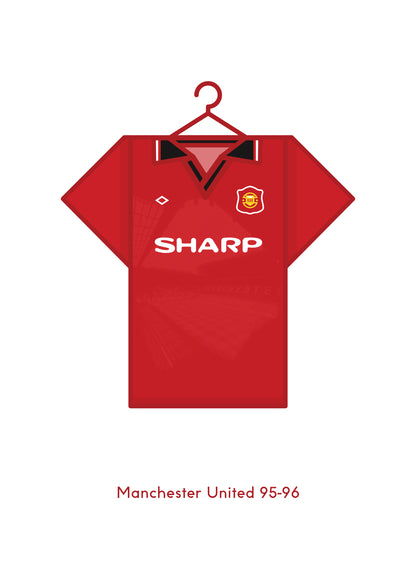 Manchester United 1995-96 Home Kit