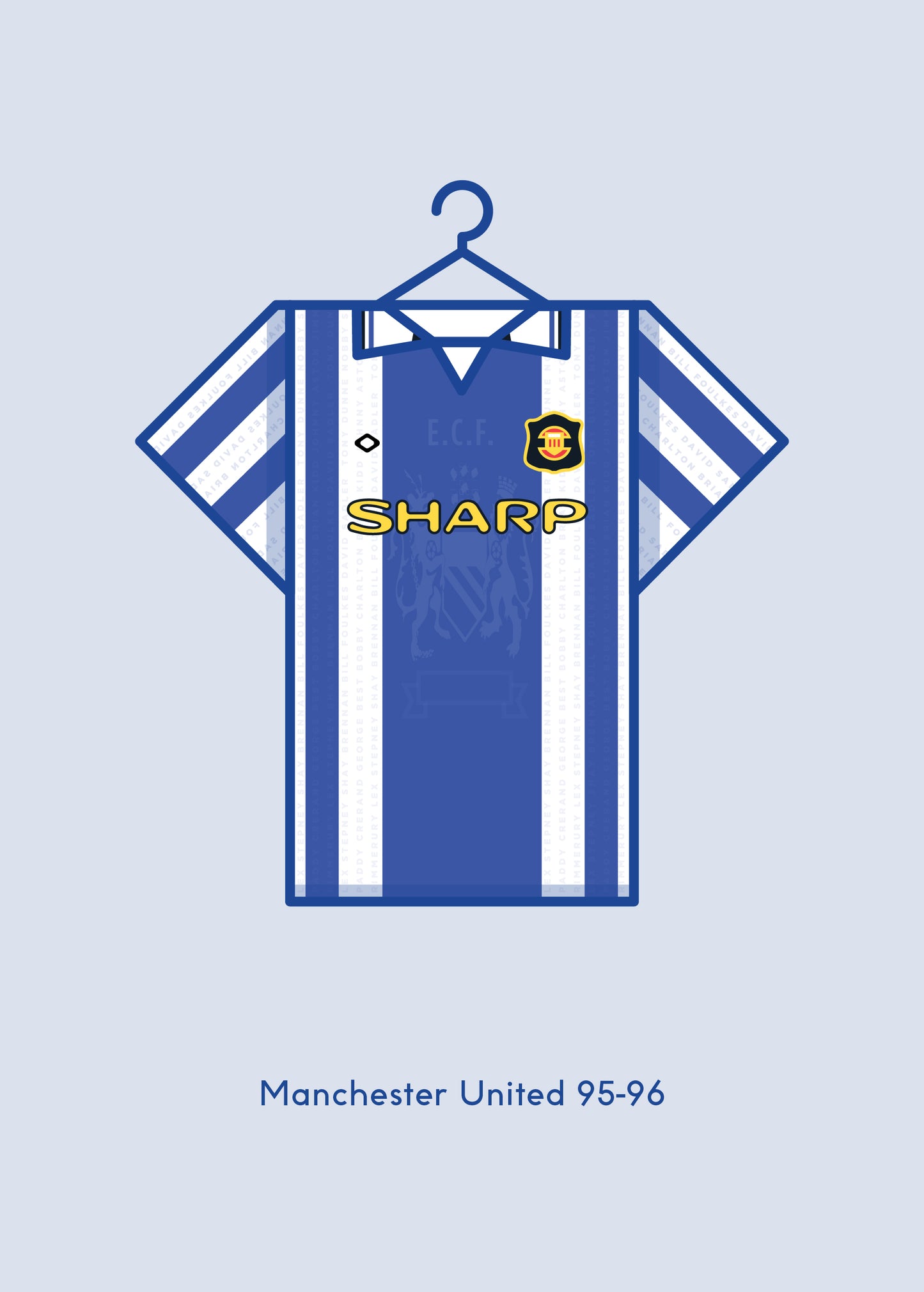 Manchester United 1995 - 96 Third Kit