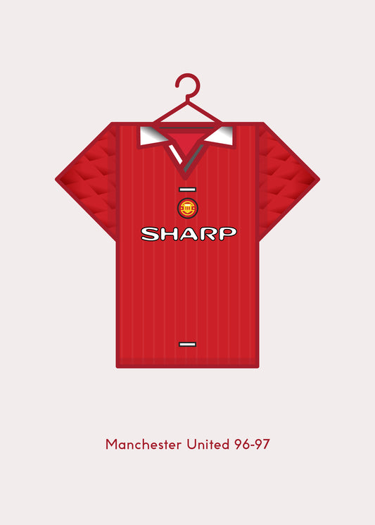 Manchester United 1996 - 97 Home Kit