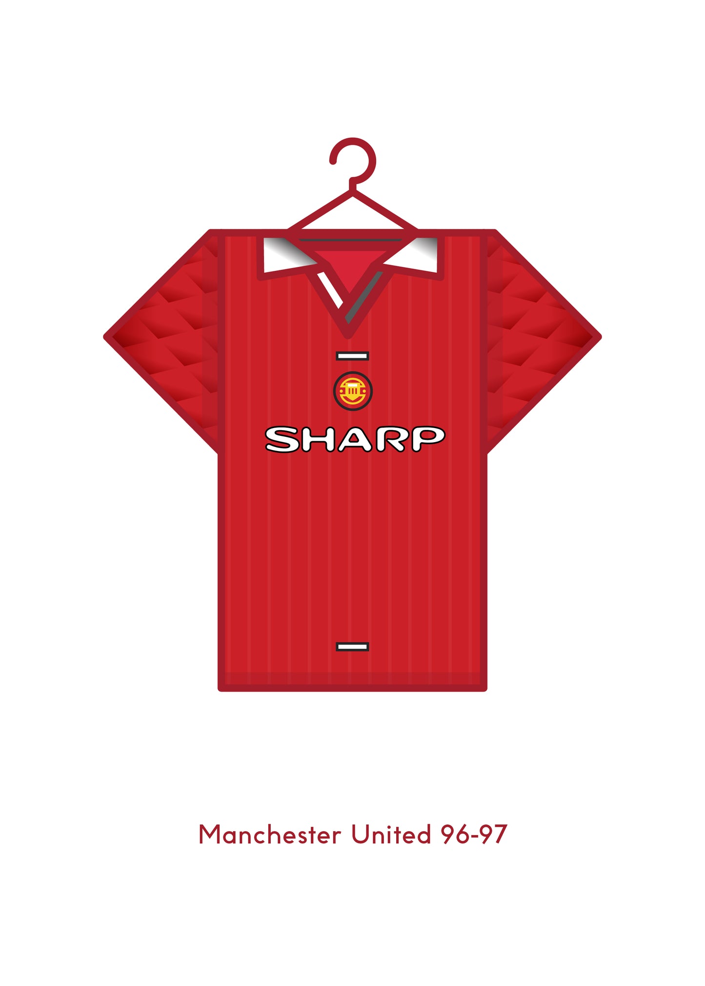 Manchester United 1996 - 97 Home Kit