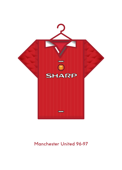 Manchester United 1996 - 97 Home Kit