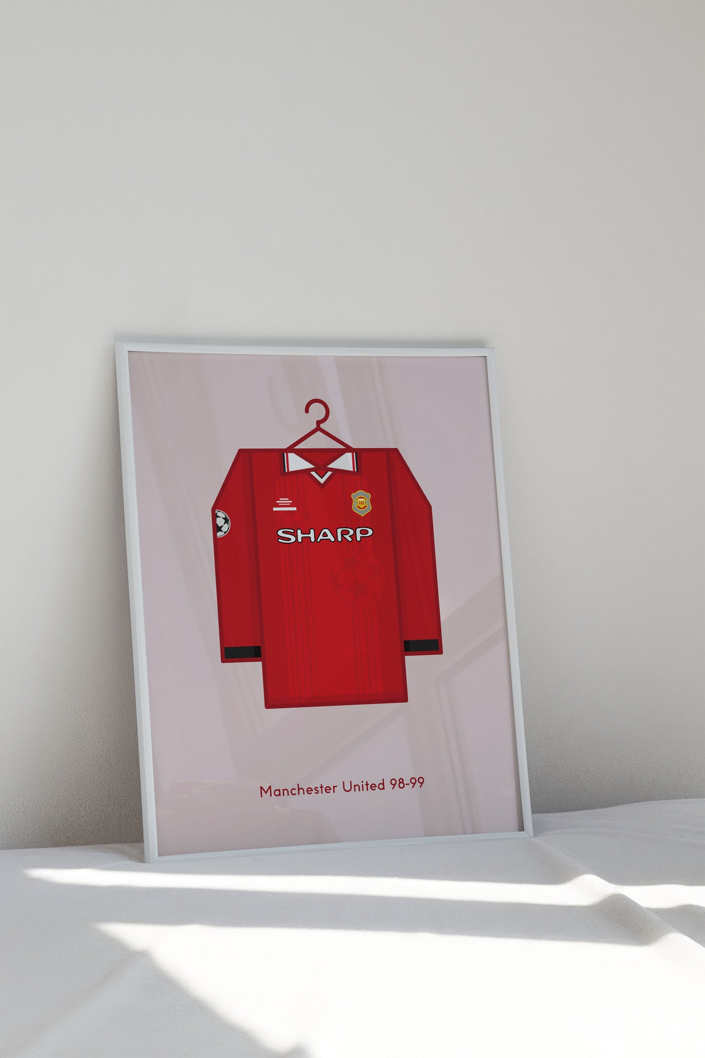 Manchester United 1998 - 99 Champions League Final Home Kit