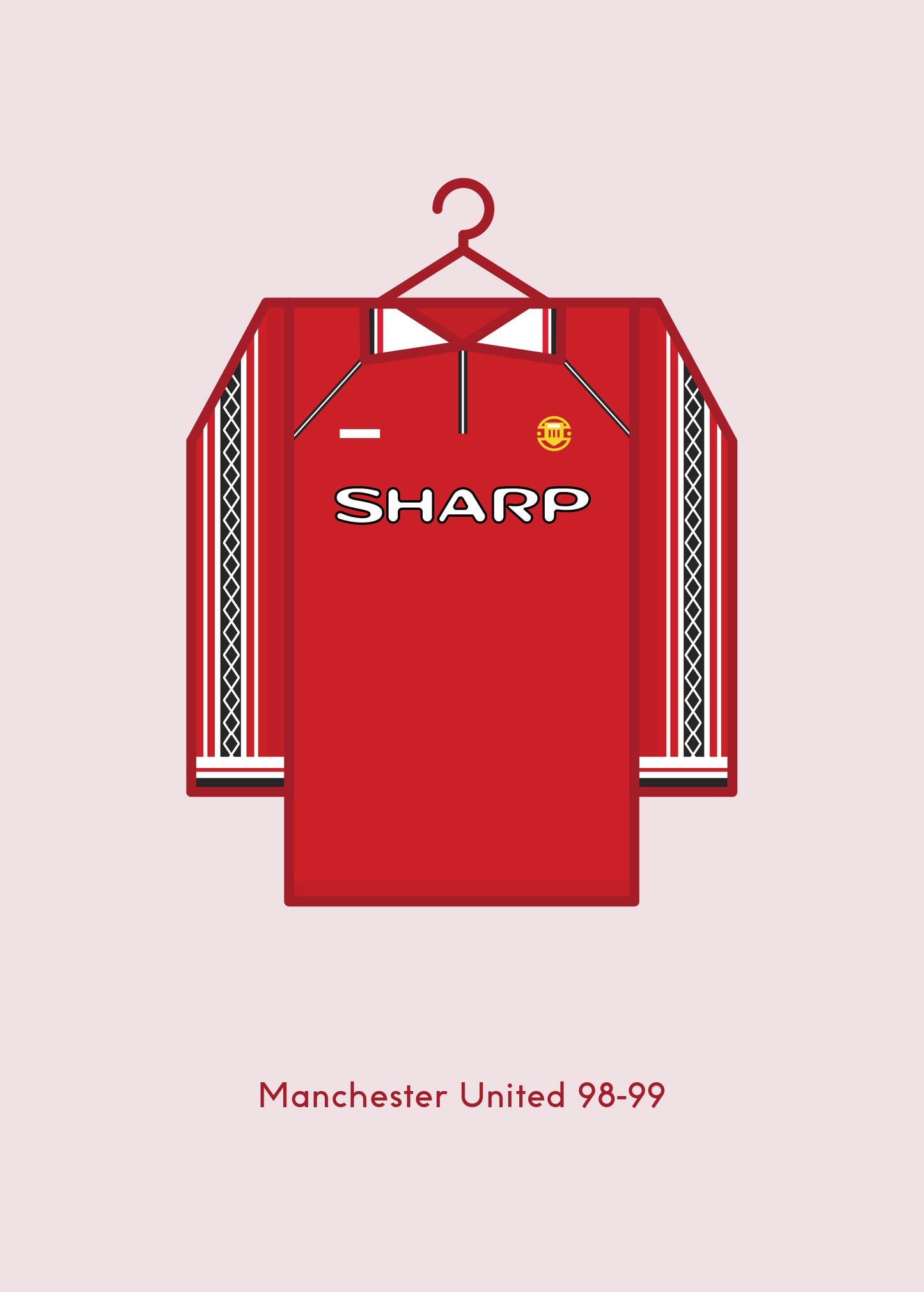 Manchester United 1998 - 99 Home Kit