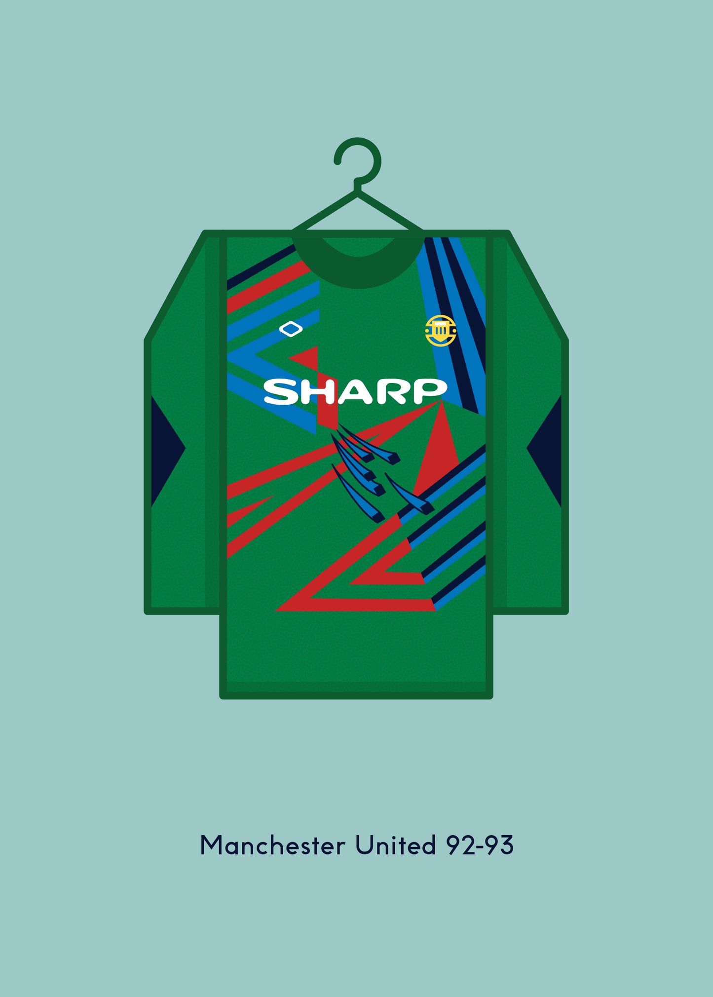 Manchester United 1992-93 Goalkeeper Kit