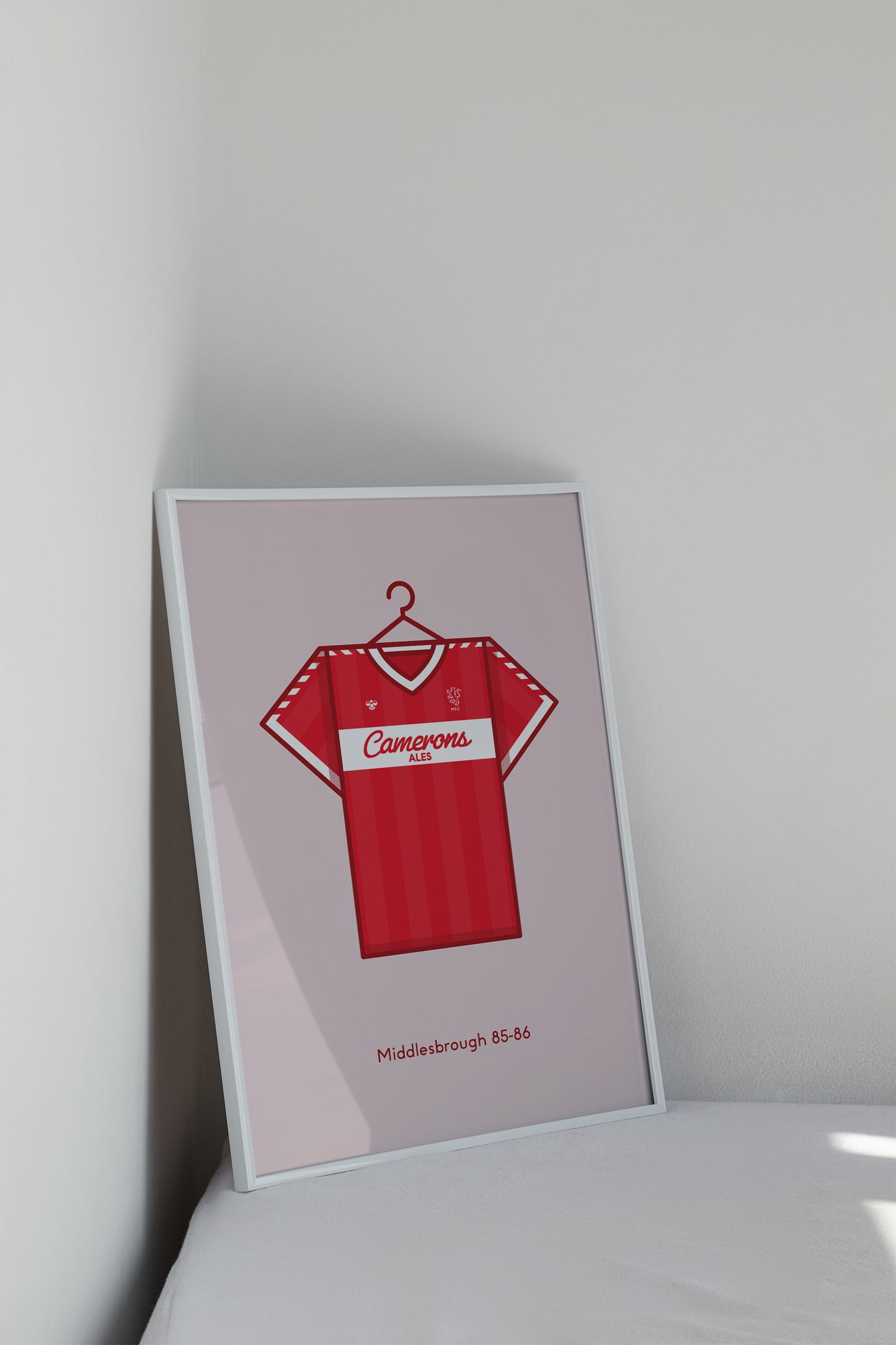 Middlesbrough 1985-86 Home Football Kit