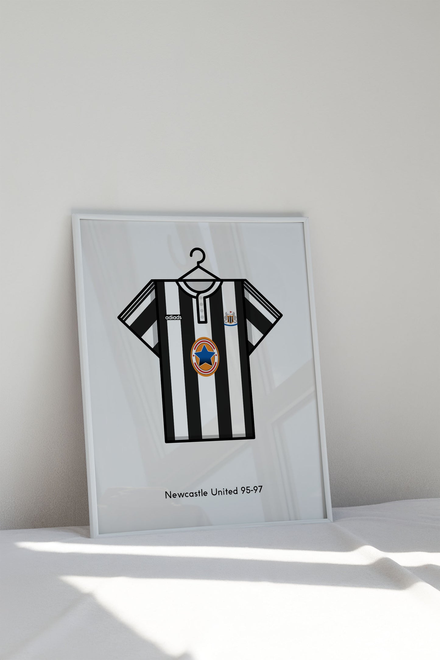 Newcastle United 1995-97 Home Kit