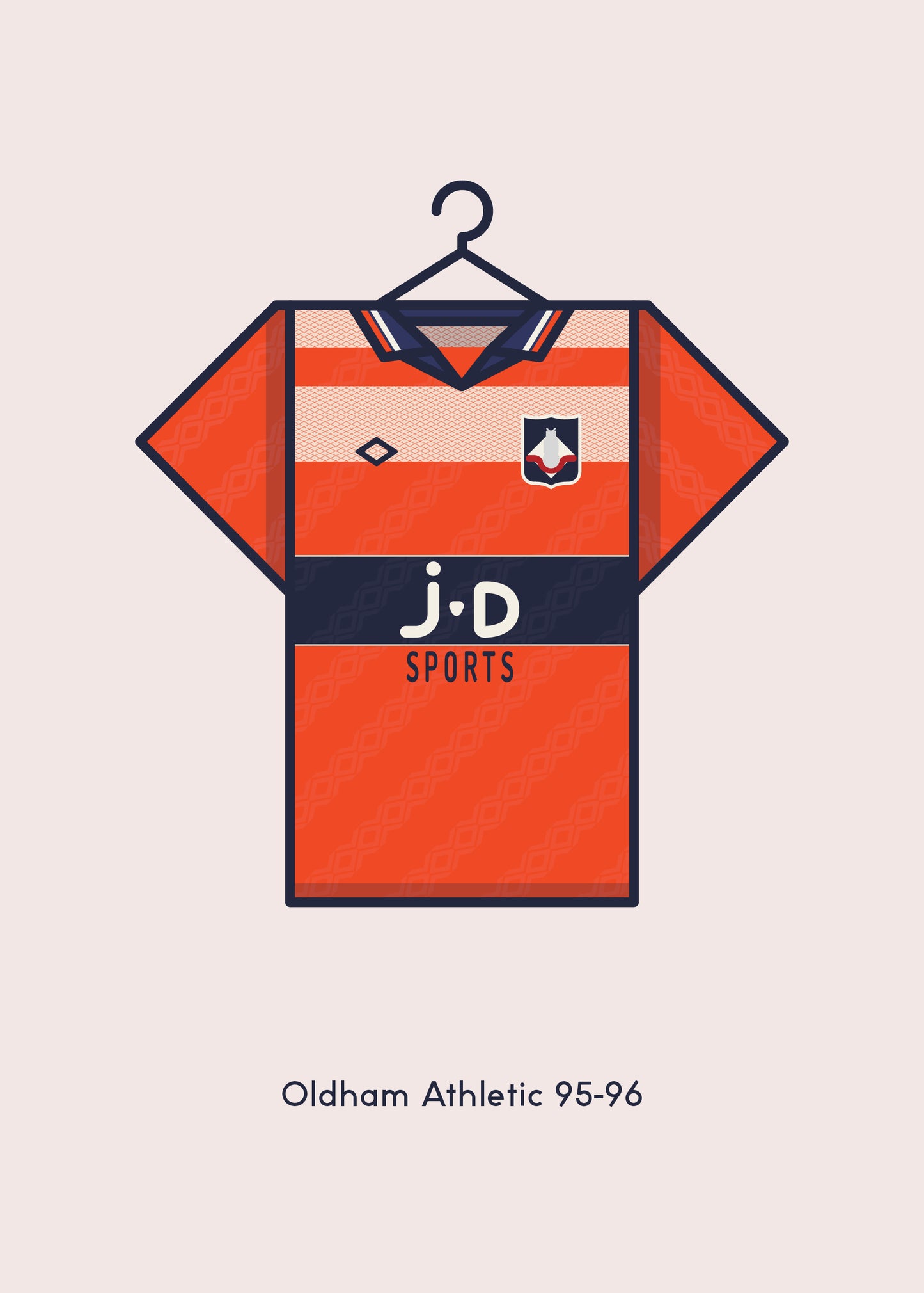 Oldham Athletic 1995 - 96 Away Kit