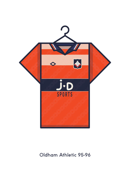 Oldham Athletic 1995 - 96 Away Kit