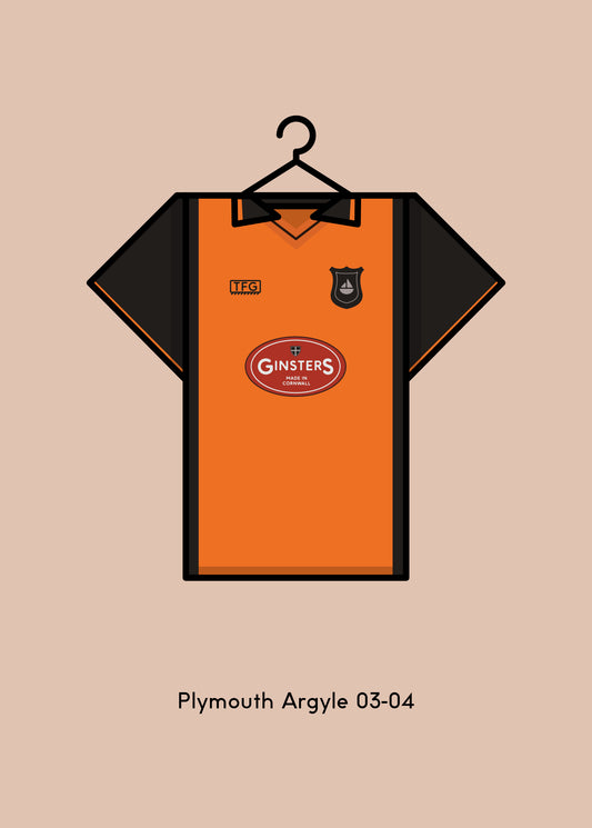 Plymouth Argyle 2003-04 Away Football Kit