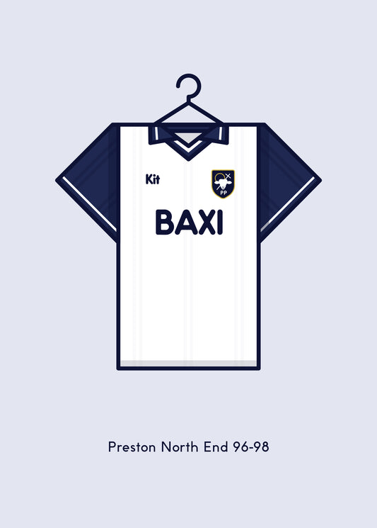 Preston North End 1996 - 98 Home Kit