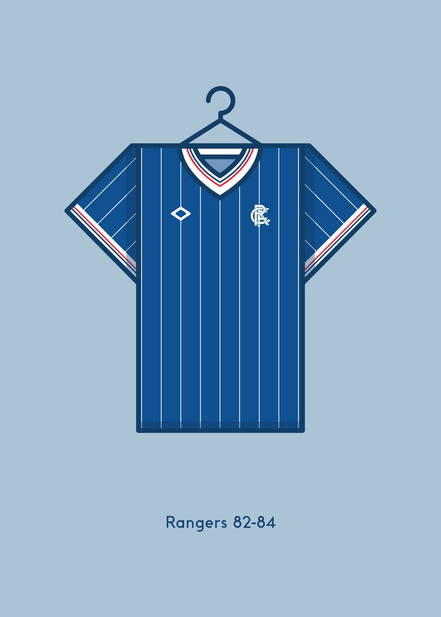 Rangers 1982-84 Home Kit