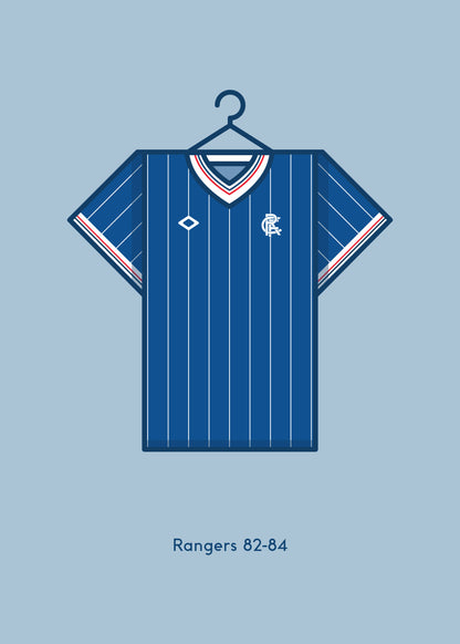 Rangers 1982-84 Home Kit