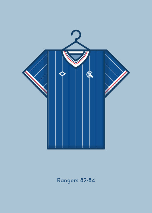 Rangers 1982-84 Home Kit