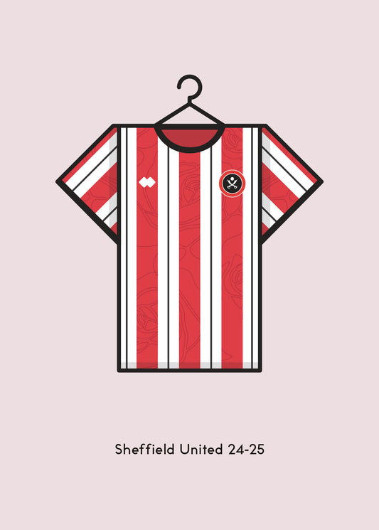 Sheffield United 2024-25 Home Football Kit