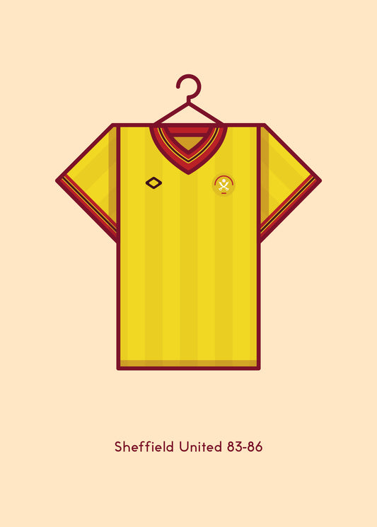 Sheffield United 1983-86 Away Football Kit