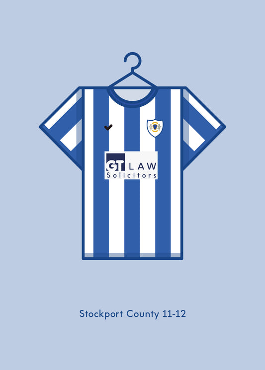 Stockport County 2011 - 12 Home Kit