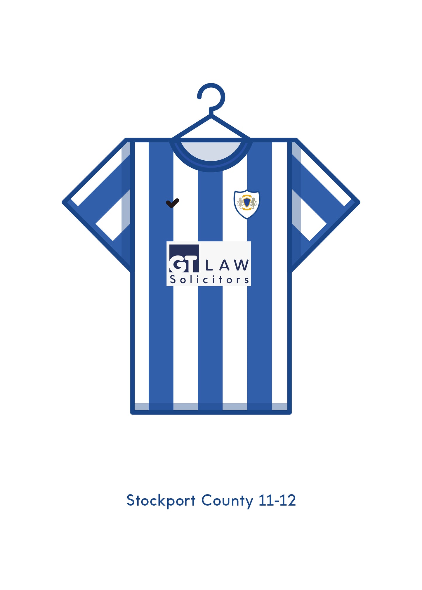 Stockport County 2011 - 12 Home Kit