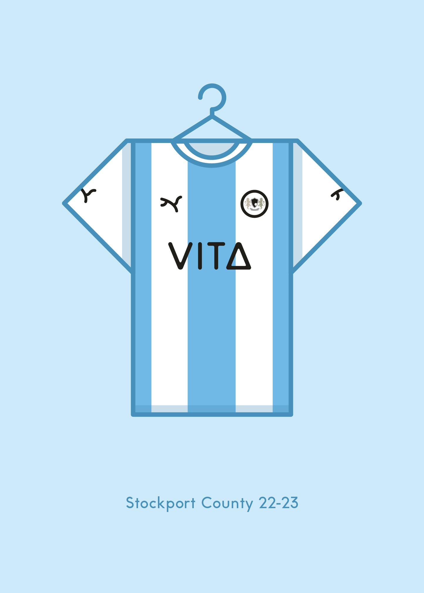 Stockport County 2022 - 23 Away Kit